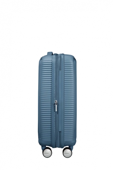 American Tourister Soundbox 55cm - Kabinkoffert Utvidbar Stone Blue