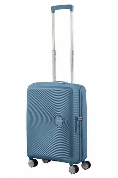 American Tourister Soundbox 55cm - Kabinkoffert Utvidbar Stone Blue