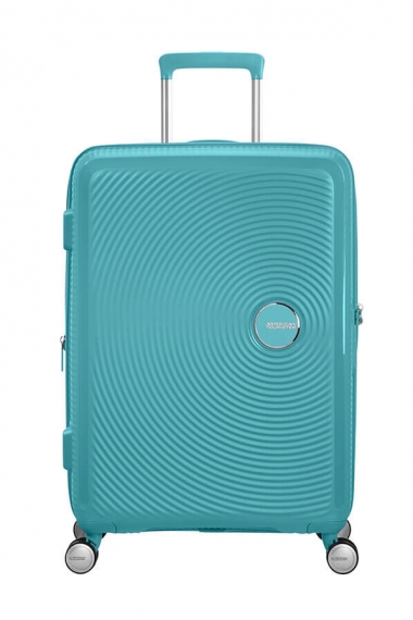 American Tourister Soundbox 67cm - Mellomstor Utvidbar Turquoise Tonic