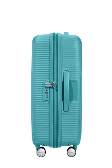 American Tourister Soundbox 67cm - Mellomstor Utvidbar Turquoise Tonic