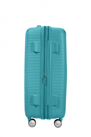 American Tourister Soundbox 67cm - Mellomstor Utvidbar Turquoise Tonic