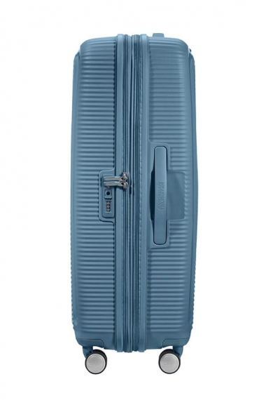 American Tourister Soundbox 77cm - Stor Utvidbar Stone Blue