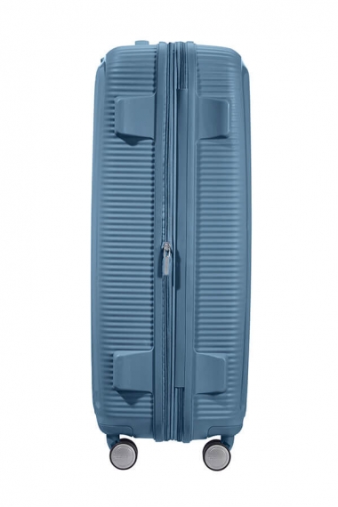 American Tourister Soundbox 77cm - Stor Utvidbar Stone Blue
