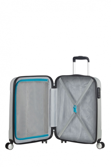 American Tourister Tracklite 55cm - Kabinveske Sølv