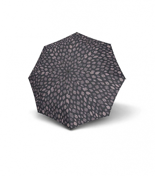Knirps T.200 - Paraply Leaves Grey UV