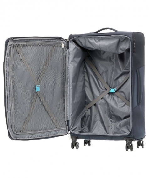 American Tourister Summerfunk 79cm - Stor Expanderbar Blå_5