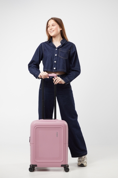 American Tourister Dashpop 55 cm - Kabinkoffert Utvidbar Lilas Pink