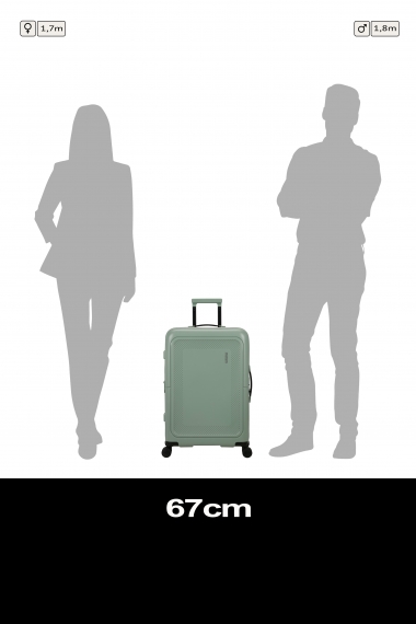 American Tourister Dashpop 67 cm - Mellomstor Utvidbar Iceberg Green