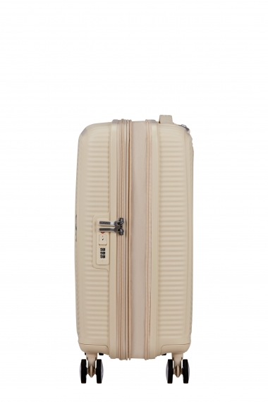 American Tourister Soundbox 55cm - Kabinkoffert Utvidbar Coconut Sand