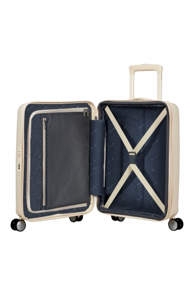 American Tourister Soundbox 55cm - Kabinkoffert Utvidbar Coconut Sand