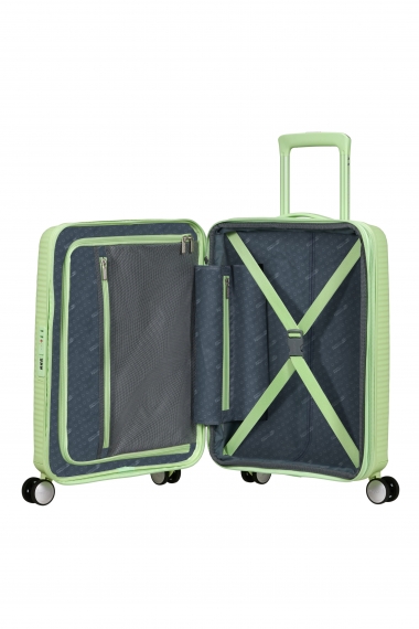 American Tourister Soundbox 55cm - Kabinkoffert Utvidbar Kiwi Green