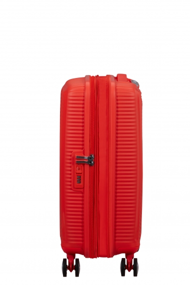 American Tourister Soundbox 55cm - Kabinkoffert Utvidbar Neon Orange