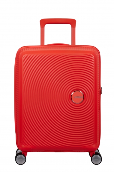 American Tourister Soundbox 55cm - Kabinkoffert Utvidbar Neon Orange