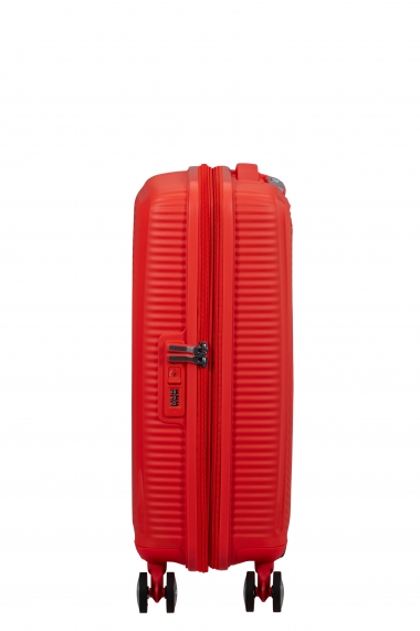 American Tourister Soundbox 55cm - Kabinkoffert Utvidbar Neon Orange