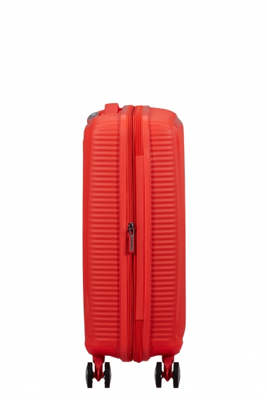 American Tourister Soundbox 55cm - Kabinkoffert Utvidbar Neon Orange
