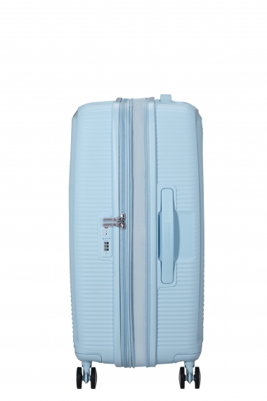 American Tourister Soundbox 67cm - Mellomstor Utvidbar Pastel Blue