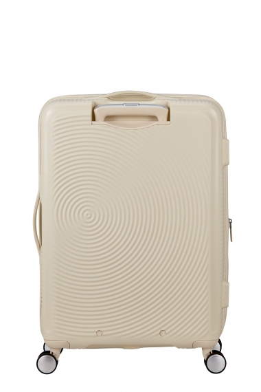 American Tourister Soundbox 67cm - Mellomstor Utvidbar Coconut Sand