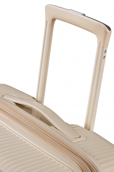 American Tourister Soundbox 67cm - Mellomstor Utvidbar Coconut Sand