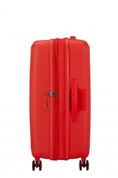 American Tourister Soundbox 67cm - Mellomstor Utvidbar Neon Orange