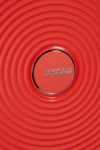 American Tourister Soundbox 67cm - Mellomstor Utvidbar Neon Orange