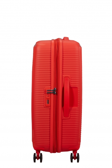 American Tourister Soundbox 67cm - Mellomstor Utvidbar Neon Orange