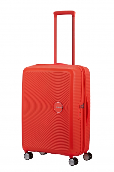 American Tourister Soundbox 67cm - Mellomstor Utvidbar Neon Orange