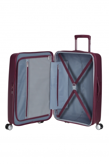 American Tourister Soundbox 67cm - Mellomstor Utvidbar Wild Cherry