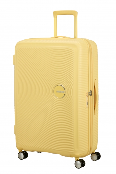 American Tourister Soundbox 77cm - Stor Utvidbar Pastel Yellow