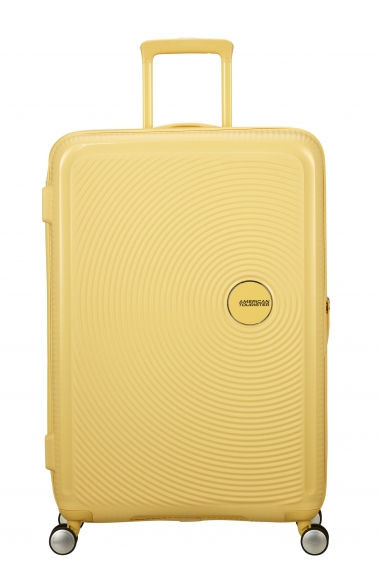 American Tourister Soundbox 77cm - Stor Utvidbar Pastel Yellow