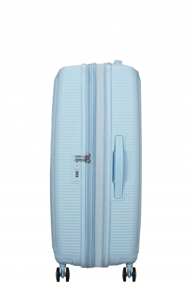 American Tourister Soundbox 77cm - Stor Utvidbar Pastel Blue