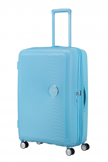 American Tourister Soundbox 77cm - Stor Utvidbar Blueberry Fizz
