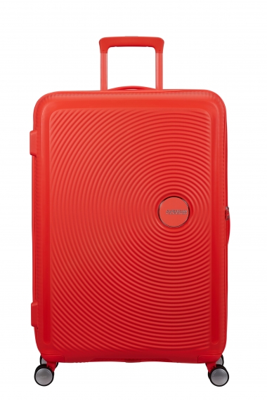 American Tourister Soundbox 77cm - Stor Utvidbar Neon Orange