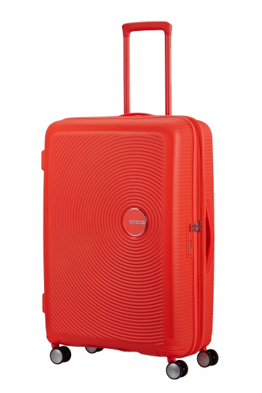 American Tourister Soundbox 77cm - Stor Utvidbar Neon Orange