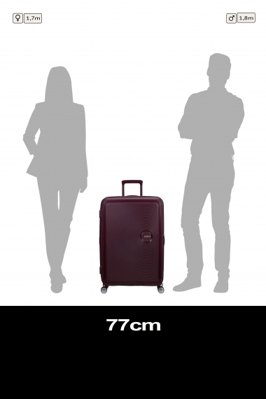 American Tourister Soundbox 77cm - Stor Utvidbar Wild Cherry