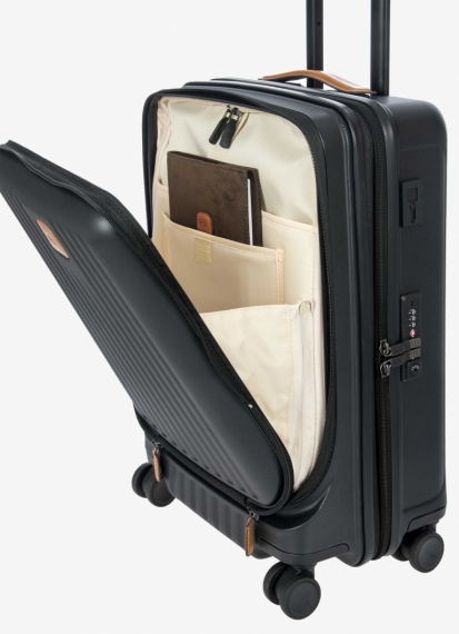 Brics Capri Front Pocket 55cm - Kabinveske Svart