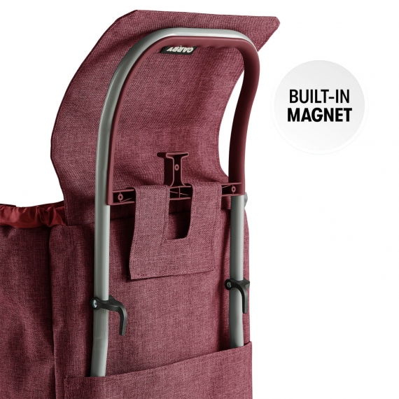 Shoppingvogn CarryKing Comfort - Vinrød