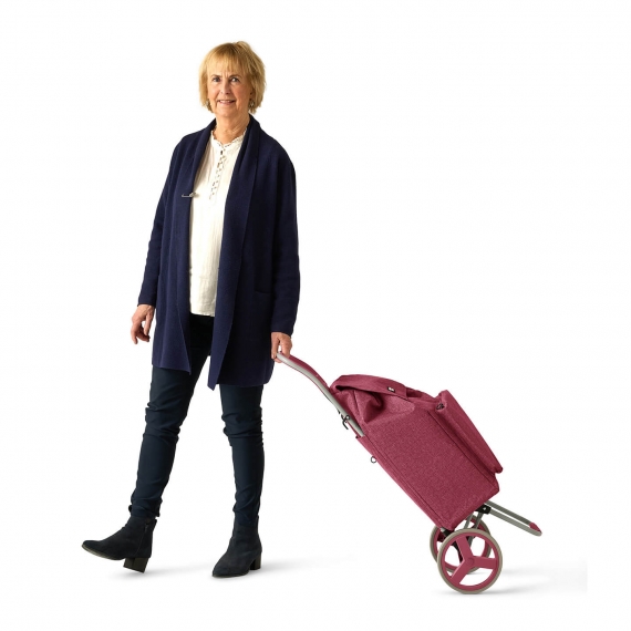 Shoppingvogn CarryKing Comfort - Vinrød