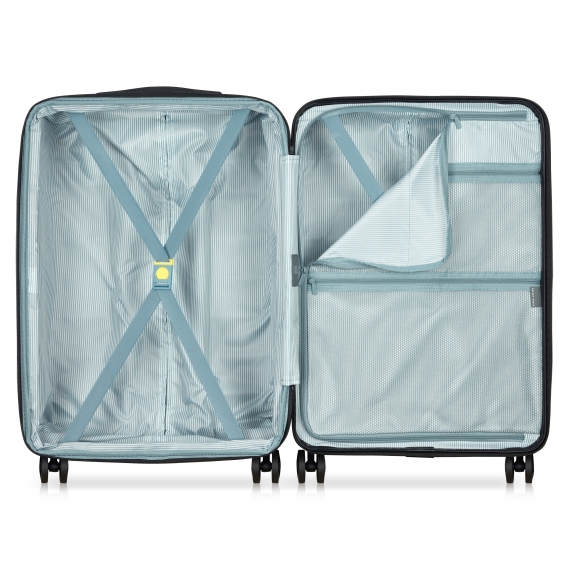 Delsey Air Armour - Mellomstor Utvidbar Black