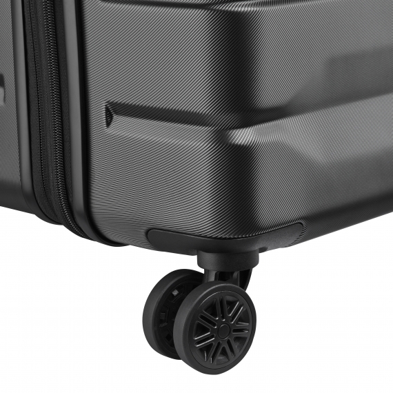 Delsey Air Armour - Stor Utvidbar Black