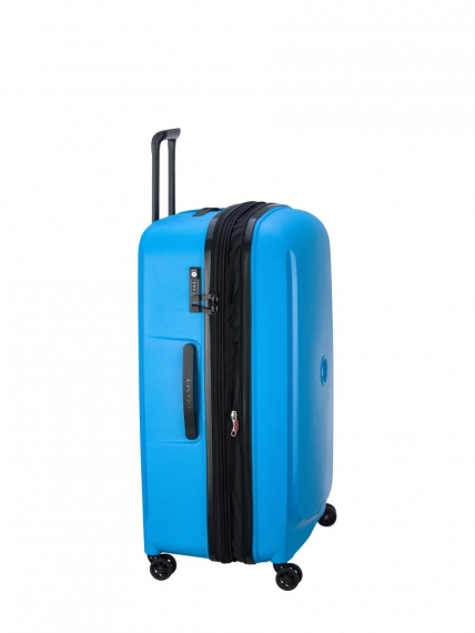 Delsey Belmont Plus 83cm - Ekstra Stor Utvidbar Zinc Blue