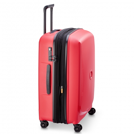 Delsey Belmont Plus 71cm - Mellomstor Utvidbar Tangerine Orange
