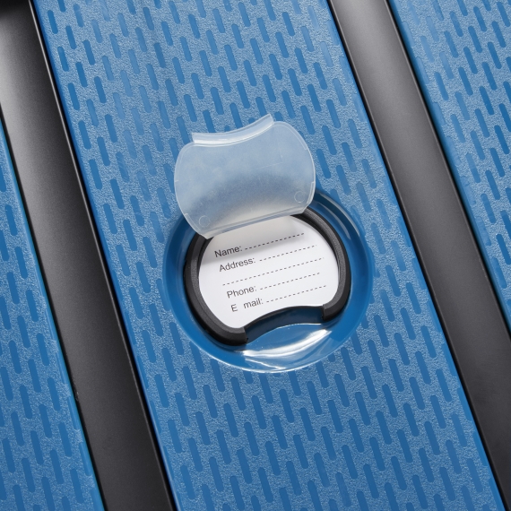 Delsey Belmont Plus 71cm - Mellomstor Utvidbar Zinc Blue