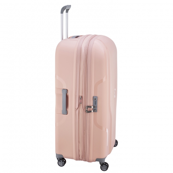 Delsey Clavel 83cm Utvidbar - Ekstra Stor Lys rosa