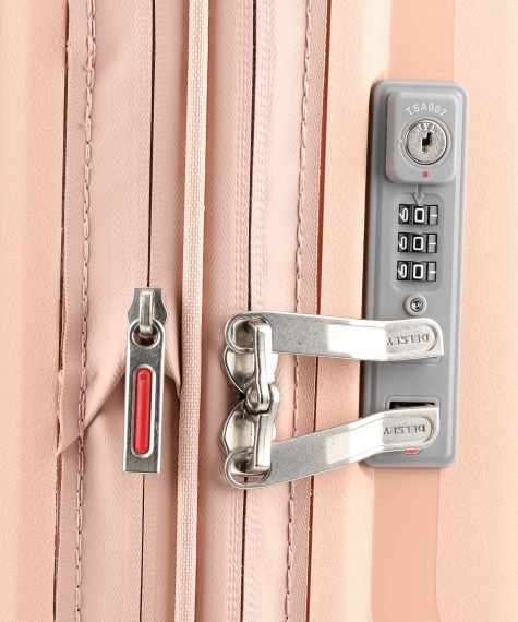 Delsey Clavel 76cm Utvidbar - Stor Lys rosa