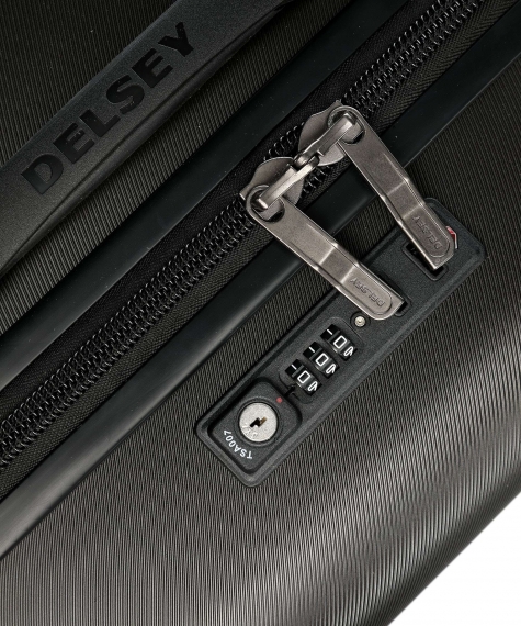 Delsey Comete+ Slim 67cm - Mellomstor Svart