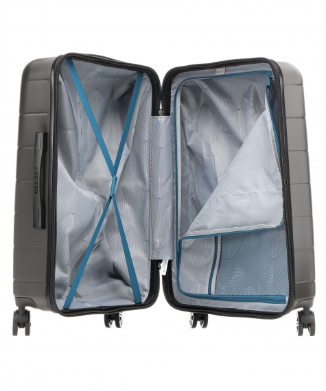 Delsey Comete+ Slim 67cm - Mellomstor Svart