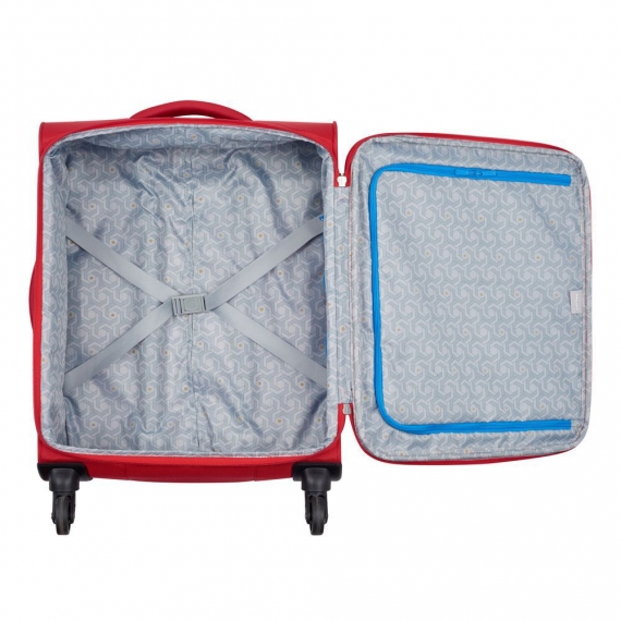 Delsey Mercure Slim 4-hjul 55cm - Kabinväska Expanderbar Röd_3