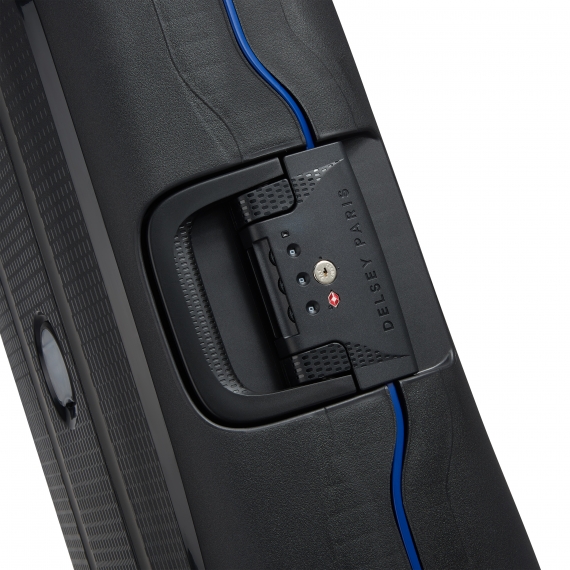 Delsey Moncey Slim 55cm - Kabinkoffert Black Recycled