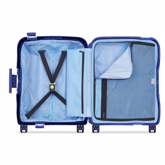 Delsey Moncey Slim 55cm - Kabinkoffert Navy Blue Recycled