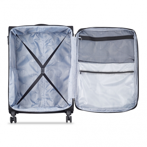 Delsey Optimax Lite 70cm - Mellanstor Expanderbar Svart_2